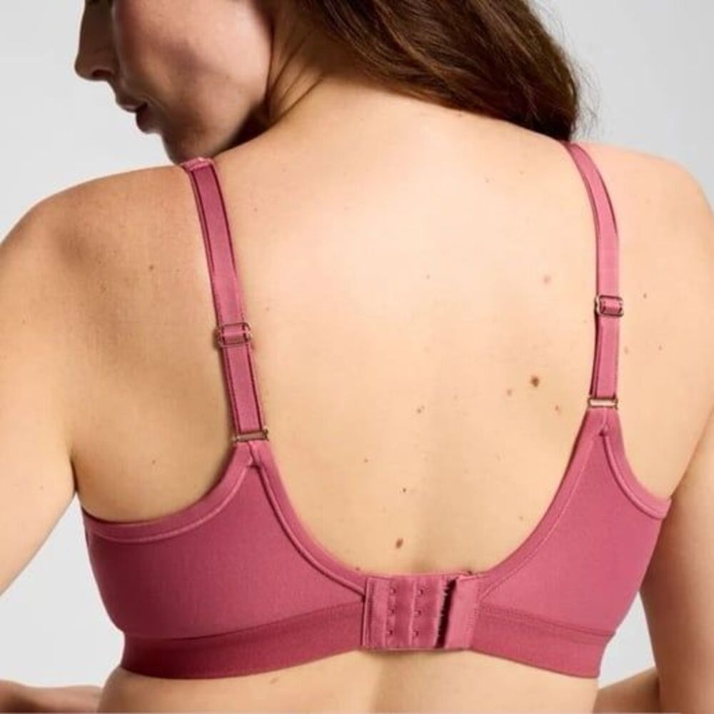 Soma Embraceable Wireless Unlined Full Coverage Bra Clay Rose Plus Size 44D NWT - Picture 2 of 11